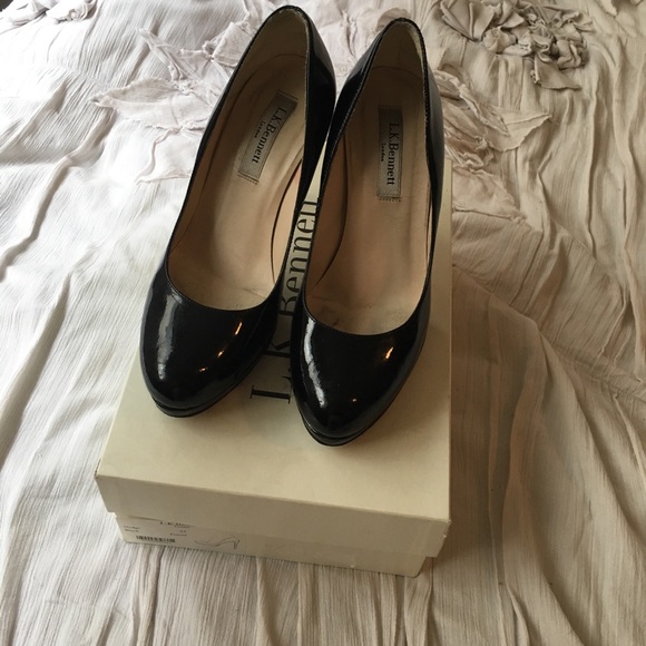 LK Bennett Shoes - LK Bennett Black Sledge Pumps LK Bennett Shoes - LK Bennett Black Sledge Pumps